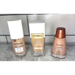 FLOWER Sade D1 SPF 18 & COVERGIRL D1 & 150 Liquid Foundations TESTERS *READ